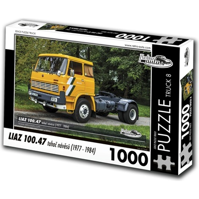 Retro cars Liaz 100,47 ťahač návesov 1977-1984 1000 dílků