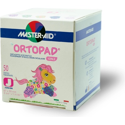Ortopad detské okluzory Girls 50 ks Junior