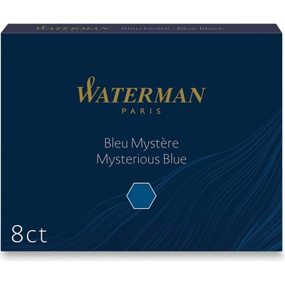 Waterman Inkoustové bombičky standardní modročerné 1507/7520070 8 ks