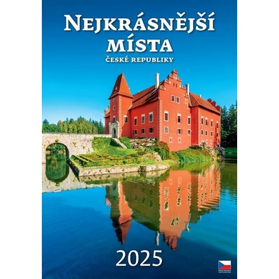 Nejkrásnější místa České republiky nástěnný 2025