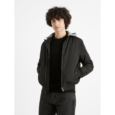 Celio Черен мъжки бомбър с качулка Celio Cujameshoo Celio | Cheren | МЪЖЕ | S