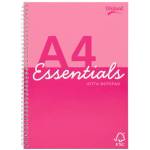 Pukka Pad Спирална тетрадка, A4, с правила, 80 листа, PUKKA PAD "Unipad Essentials Jotta", смесена ESS-JOTA4AST (ESS-JOTA4AST)