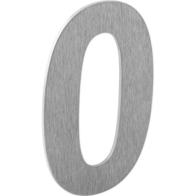 Walteco Domovní číslo "0", 130mm, nerez , 20894