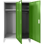 Carmen Метален шкаф Carmen CR-1605-2 JZ - сив / зелен (3580178_5) - bay
