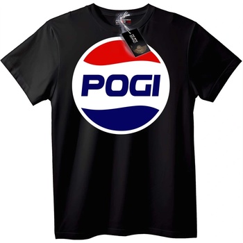 NOONEBRAND Тениска POGI лого - M, Black