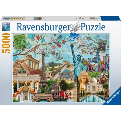 RAVENSBURGER Velkoměsta koláž 5000 dílků