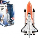 Teddies Raketoplán/raketa 12cm plast s kosmonauty se startovacím dokem