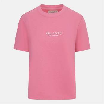 Blank Essentials Дамска тениска Blank Essentials Blank E Core Puff Print T-Shirt Ladies - Pop Pink