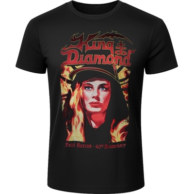 NNM мъжка тениска King Diamond - Fatal Portrait 40th Anniversary Tracklist - Black - 52045100