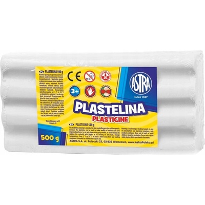 Astra Plastelína 500g Biela