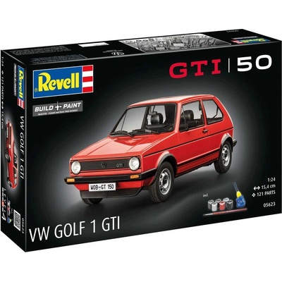 Revell Volswagen Golf 1 GTi 50th Anniversary Giftset 1:24