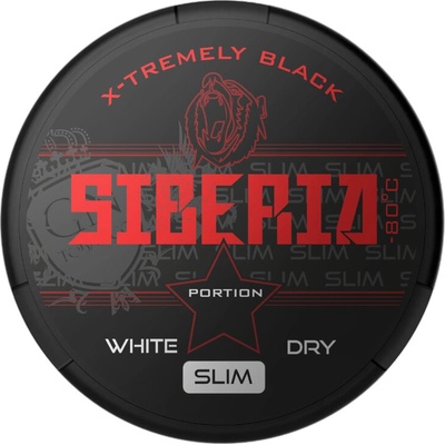 Siberia -80°C Degrees Black White Dry Slim Chew Bags 13 g – Zboží Dáma