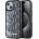 KARL LAGERFELD Liquide Glitter Monogram Gradient Case iPhone 15 - черен (3666339256142)