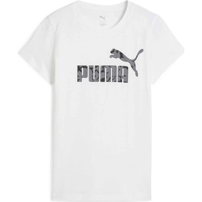 Puma ESSENTIALS NATURE TEEE bílá