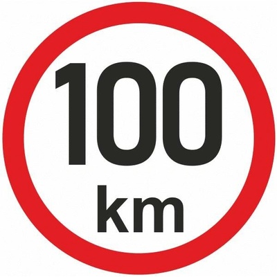 LTTS cz Samolepka - omezená rychlost REFLEX 100km