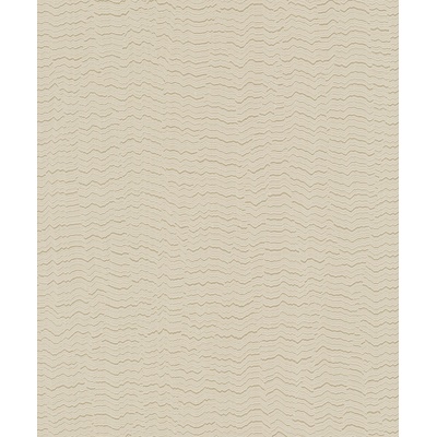 Grandeco BZ3405 Béžová vliesová tapeta na stenu, vlnky, rozmery 0,53 x 10,05 m