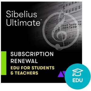 Avid Sibelius Ultim EDU Subsc Student/Teacher RENEWAL (Дигитален продукт)