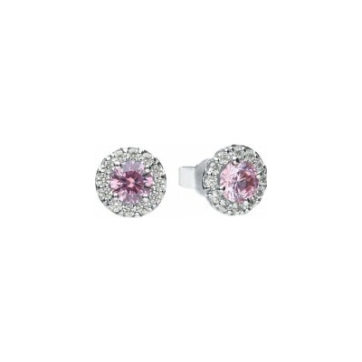 Diamonfire Luxusné strieborné náušnice E5775