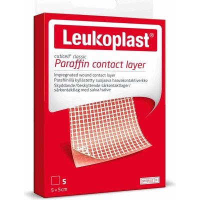 Leukoplast Cuticell Clas.5 x 5 cm mast.tyl 5 ks