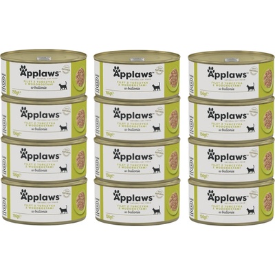Applaws cat Filety z tuniaka s morskými riasami 12 x 156 g