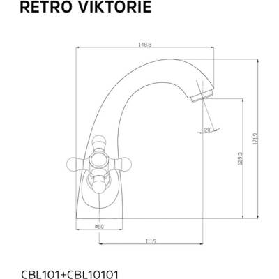 Mereo Retro Viktorie CBL10101
