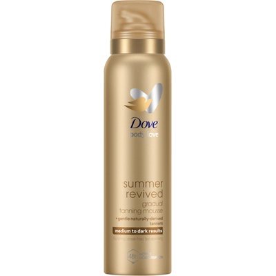 Dove Derma SPA samoopaľovacia telová pena pre strednú a tmavú pokožku 150 ml