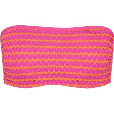 Seafolly Дамско бикини горнище Seafolly Women's Mesh Effect DD Tank Bra Bikini top - Hot Pink - размер 34 (EU) (150-4427-0311)