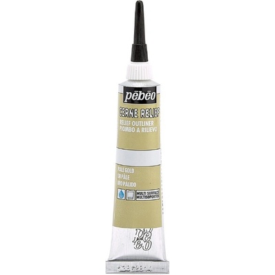 Pébéo Vitrail Kontúra na sklo 20 ml Pale Gold