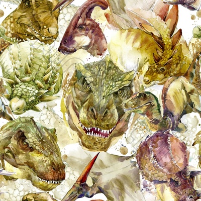 Softshell s beránkem hlavy dinosaurů by MIMI