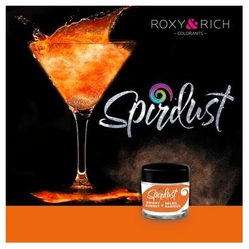 Spirdust Metalická barva do nápojů západ slunce 1,5 g