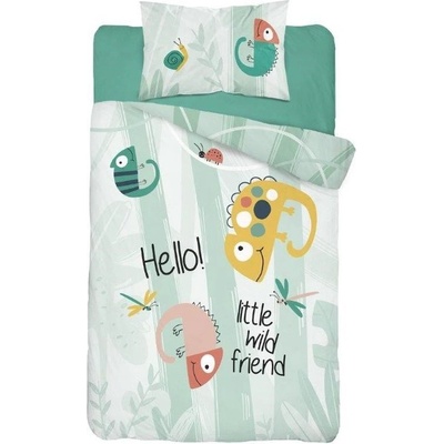 Detexpol povlečení V Trávě green 100 x 135 cm 40 x 60 cm – Zbozi.Blesk.cz