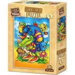 Art Puzzle Дървен пъзел Art Puzzle от 16 части - Пътят за училище (5852) - ozone