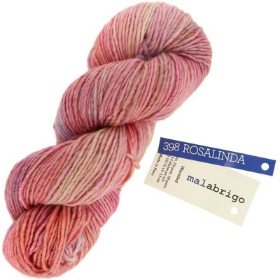 Malabrigo Worsted Rosalinda 398 vícebarevná růžová