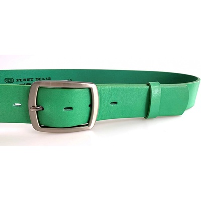 Penny Belts dámský kožený opasek 4630 zelený