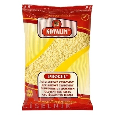 Novalim Procel bezlepkové cestoviny číslic 250 g