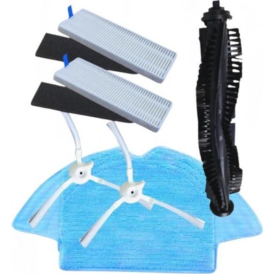 NipponCEC 360 Robot Vacuum S6 sada kartáčů, mopovacích textilií a HEPA filtrů 6 ks