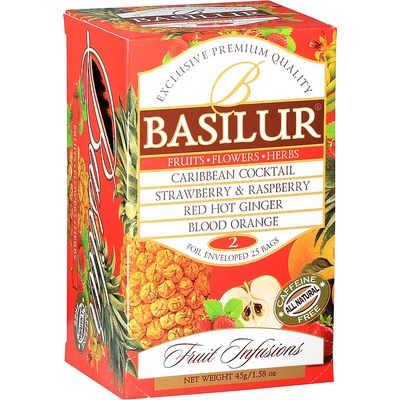 Basilur Fruit Infusions Assorted Volume II. 25 x 1,8 g