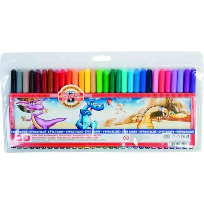 KOH-I-NOOR Флумастри за оцветяване koh-i-noor 30 цвята