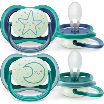 Philips Залъгалка Philips Avent ultra air Night 6-18 м. 2 бр. SCF376/13, светеща в тъмното (SCF376/13)