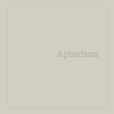 Graham Lambkin - Aphorisms (2 ) LP