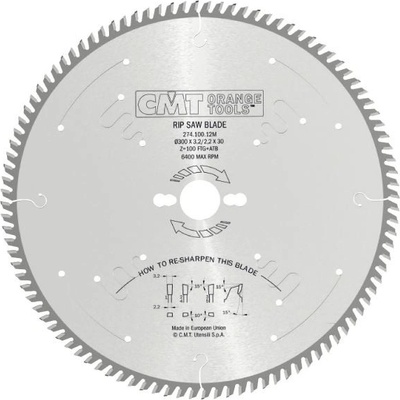 CMT XTreme Pílový kotúč pre priečne finálne rezy - D250x3,2x30 Z80 HM C27408010M