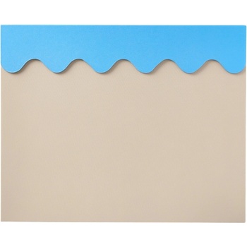 Printworks Podložka na pracovný stôl 40 x 50 cm béžová/modrá