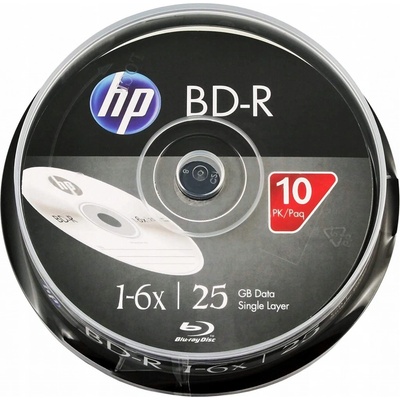 HP BD-R 25GB 6x, cakebox, 10ks (BRE000713) – Sleviste.cz
