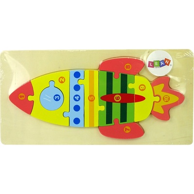 Lean Toys sada puzzle Raketa