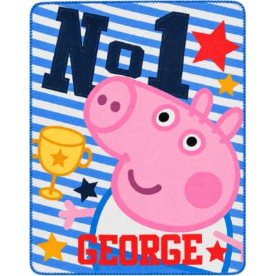 Flísová deka Peppa Pig George – 120 × 140 cm SC 205403