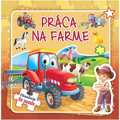 Práca na farme - Obsahuje 6x puzzle