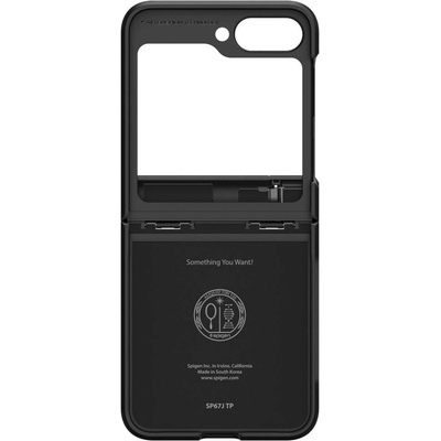 Spigen Калъф за Samsung Galaxy Z Flip 6, хибриден (термополиуретан и поликарбонат), Spigen Tough Armor Pro Case, удароустойчив, черен (ACS07849)