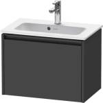 Duravit Ketho. 2 - Шкафче за умивалник 44x61x39 см, 1 чекмедже, графит матов K25055049490000 (K25055049490000)
