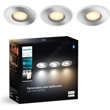 Philips Philips-К-кт 3xLED Димируема лампа Hue ADORE BATHROOM 1xGU10/4, 2W/230V IP44 (P6216)