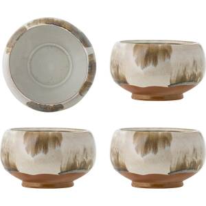 Bloomingville Глинени купички в комплект от 4 бр. 400 ml Jade - Bloomingville (82062960)